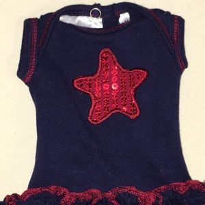 Chasing Fireflies Other - Girls Blue Red Star 18” Doll Outfit Chasing Fireflies Other - Girls Blue Red Star 18” Doll Outfit